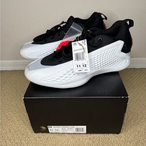 adidas Black and White Athletic Shoes